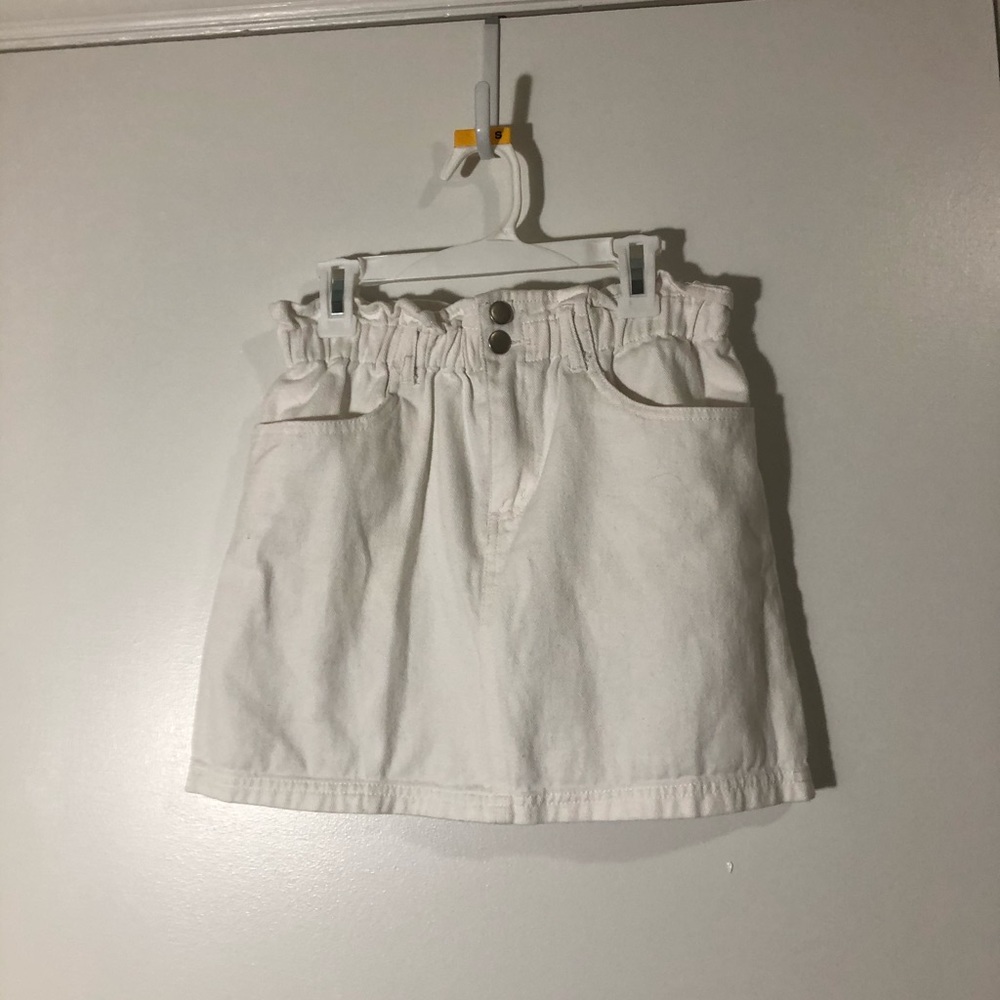 White skirt